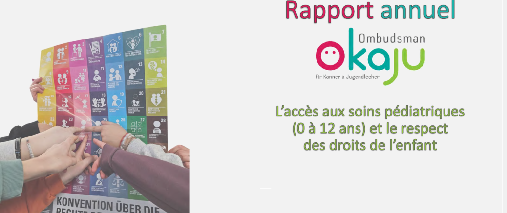 15.04.´24: OKaJu Jahresbericht: « Der Zugang zur pädiatrischen Versorgung muss noch verbessert werden »